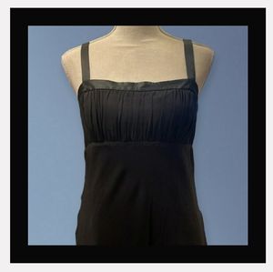 Vintage Georgette 100% Silk Asymmetrical Dress